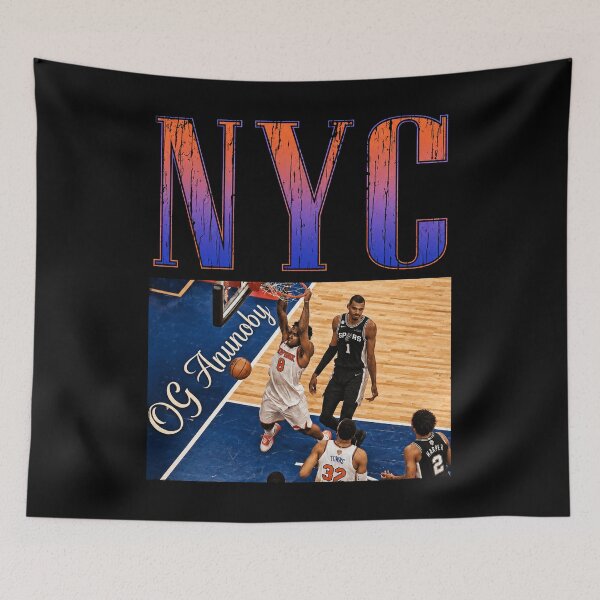 Item preview, OG Anunoby, Jalen Brunson, New York Knicks 2026 World Champions, Jalen Brunson Josh Hart OG Anunoby KAT Karl-Anthony Towns Orange - New York Knicks designed and sold by MoodPuppyLab.