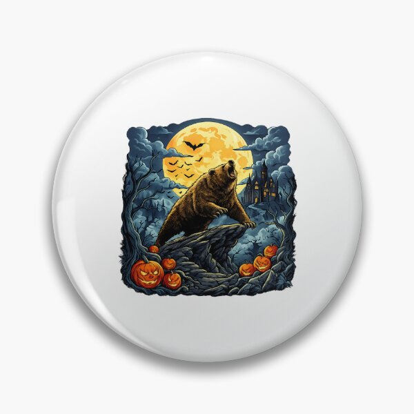 Item preview, spooky bear West Highland White Terrier Moon halloween designed and sold by ArtDesignTp.