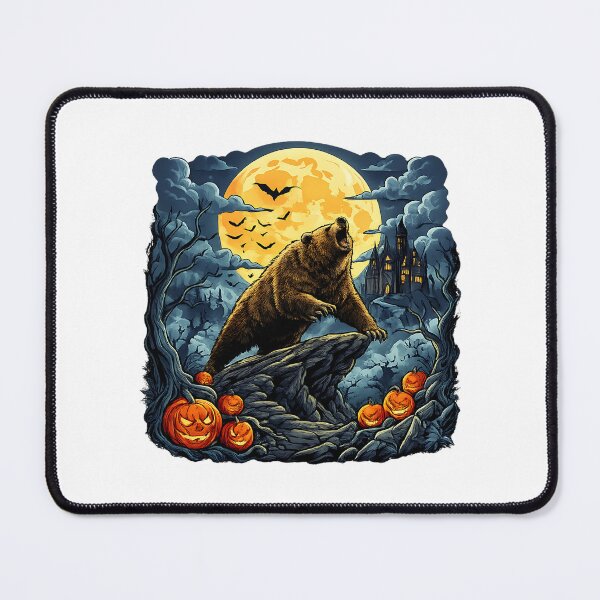 Item preview, spooky bear West Highland White Terrier Moon halloween designed and sold by ArtDesignTp.