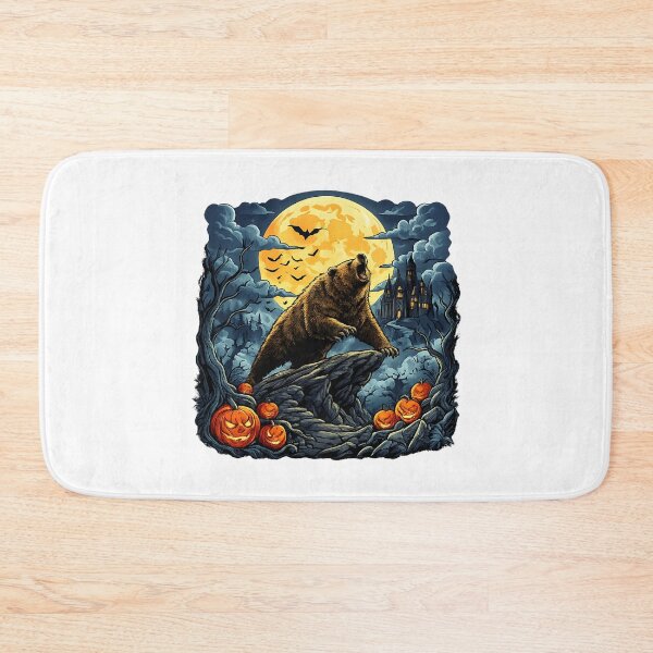 Item preview, spooky bear West Highland White Terrier Moon halloween designed and sold by ArtDesignTp.
