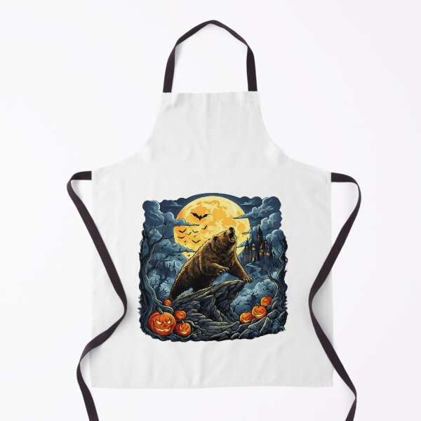 Item preview, spooky bear West Highland White Terrier Moon halloween designed and sold by ArtDesignTp.