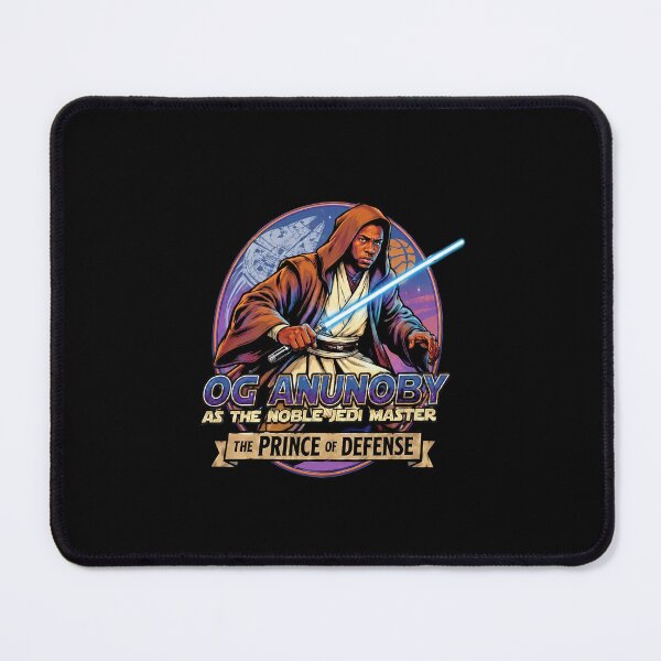 Item preview, New York Knicks OG Anunoby Jedi Knight Illustration the Prince of Defense designed and sold by DETOYASHALL.