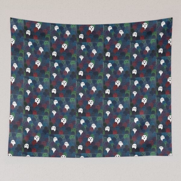 Item preview, The ghosts of social anxiety and loneliness designed and sold by TealKoi.