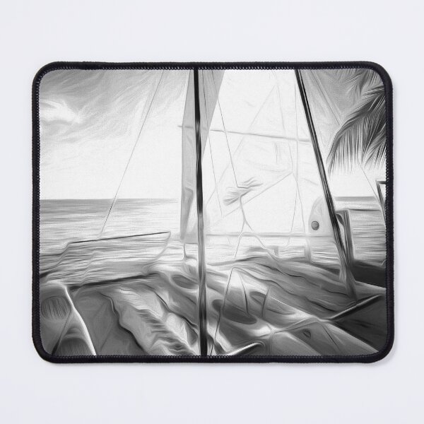 Item preview, Catamaran Caribbean Beach Art designed and sold by Londonimages.