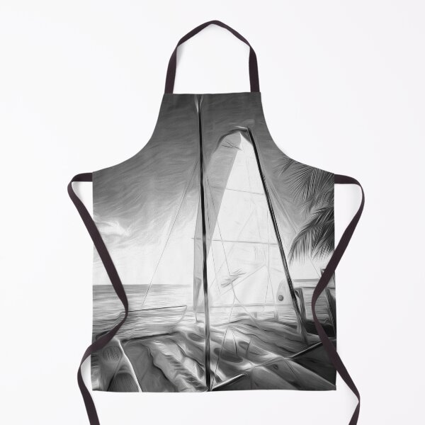 Item preview, Catamaran Caribbean Beach Art designed and sold by Londonimages.