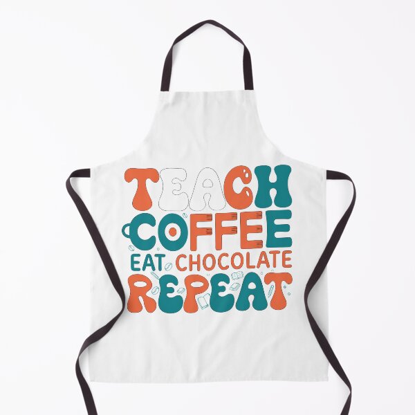 Item preview, Playful TEACH, COFFEE, EAT CHOCOLATE Typography for Teachers designed and sold by Inklyst.