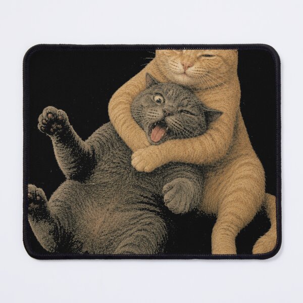 Item preview, Funny Hugging Cats Vintage Cat Meme designed and sold by will freed18.
