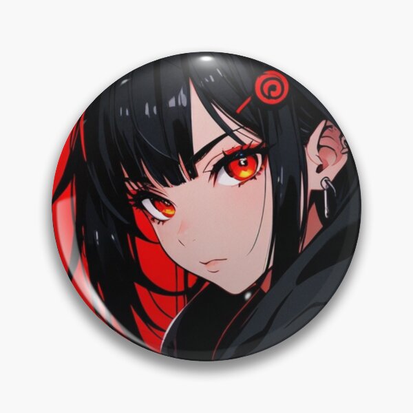 Item preview, Dark Red Neon Anime Girl Hoodie Artwork designed and sold by AnimDream .