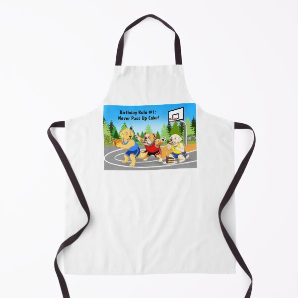 Item preview, Funny Birthday Dogs Playing Basketball Cake Game Card designed and sold by daphsam.