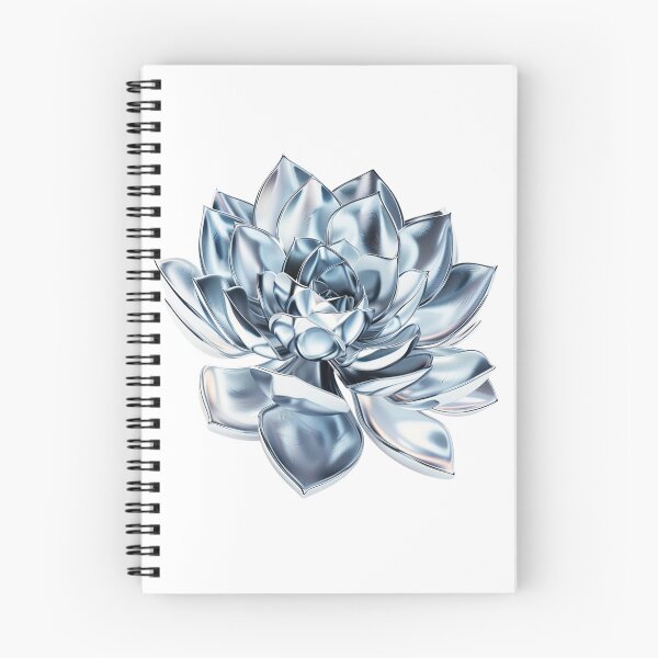 Item preview, Chrome Succulent Plant Art - Minimalist Metal Design designed and sold by STATIC SOUL.