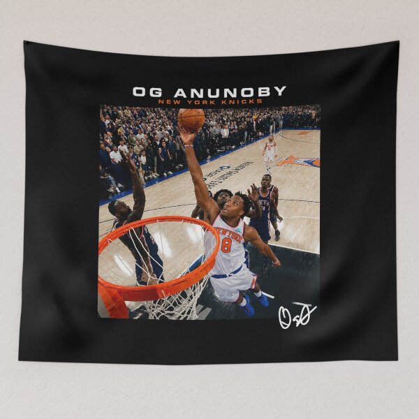 Item preview, OG Anunoby, Jalen Brunson, New York Knicks 2026 World Champions, Jalen Brunson Josh Hart OG Anunoby KAT Karl-Anthony Towns Orange - New York Knicks designed and sold by MoodPuppyLab.