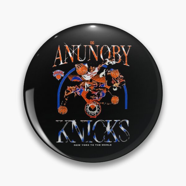Item preview, OG Anunoby New York Knicks New York To The World 2026 NBA designed and sold by DETOYASHALL.