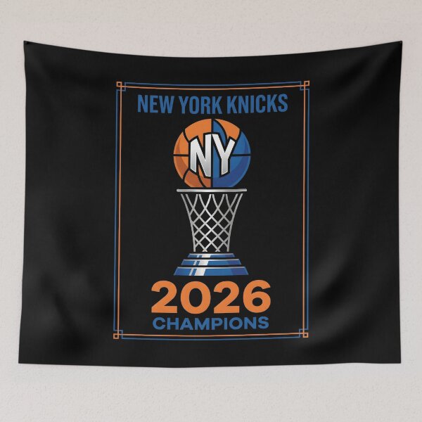 Artikelvorschau, Knicks-Meisterschaft 2026 NY Knicks Champions New York Knicks entworfen und verkauft von Fives55.