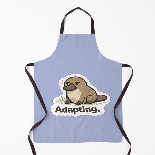 Item preview, Adapting. Platypus Meme | Deadpan Animal Sticker Design designed and sold by BabyStark.