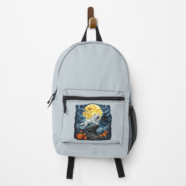 Item preview, West Highland White Terrier Moon spooky humor halloween designed and sold by ArtDesignTp.