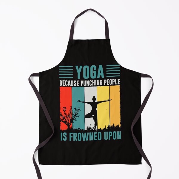 Item preview, Yoga because punching people is frowned upon designed and sold by Tiny-Love ⭐⭐⭐⭐⭐.