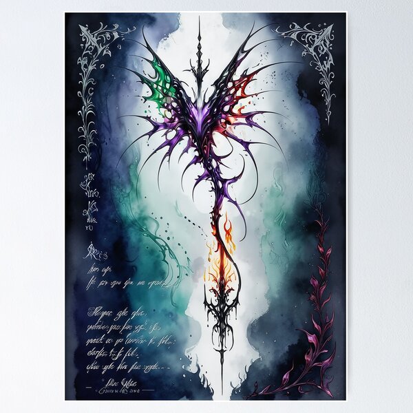 Item preview, Cybersigilism - Dragon and Flame designed and sold by LKozerski.