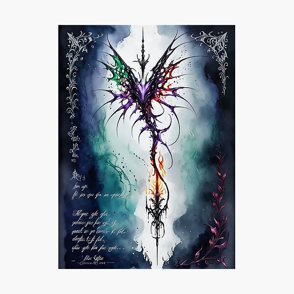Item preview, Cybersigilism - Dragon and Flame designed and sold by LKozerski.