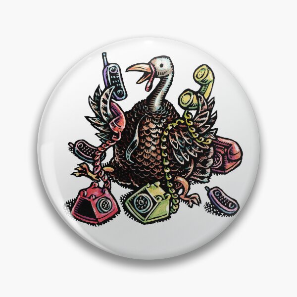 Item preview, turkey talking on multiple phones at same time designed and sold by LisaHaney.