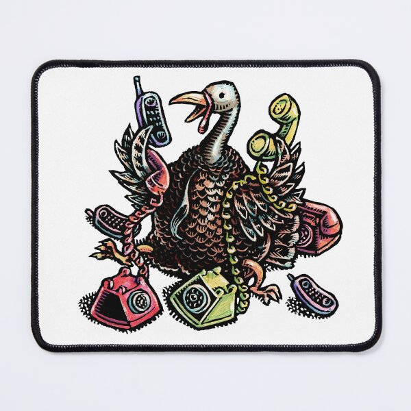 Item preview, turkey talking on multiple phones at same time designed and sold by LisaHaney.