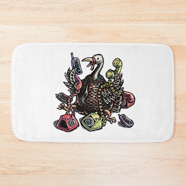 Item preview, turkey talking on multiple phones at same time designed and sold by LisaHaney.