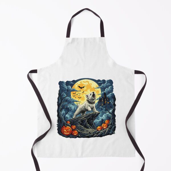 Item preview, West Highland White Terrier Moon spooky panda halloween designed and sold by ArtDesignTp.
