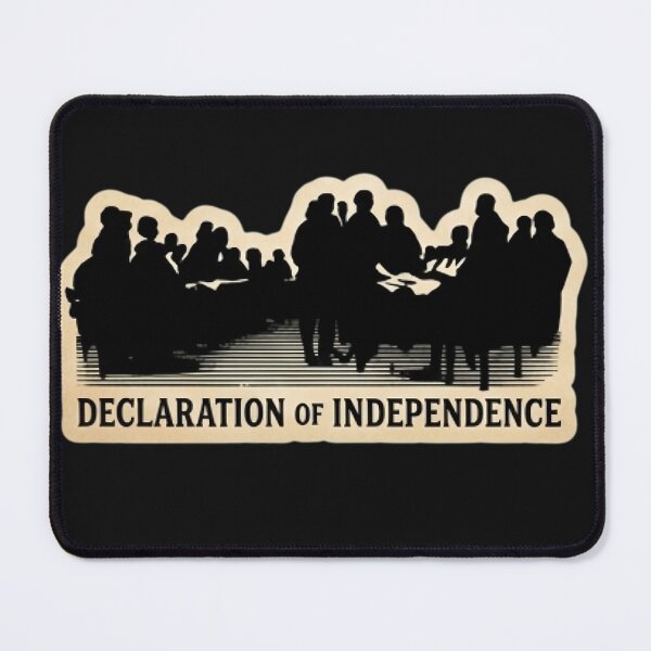 Item preview, Vintage 1776 Declaration Of Independence Founding Fathers Silhouette designed and sold by DarkOriginArts.