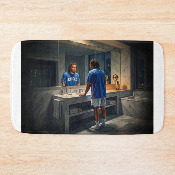 Item preview, Jalen Brunson NBA Finals MVP Emotional Portrait designed and sold by Home Decor Art.