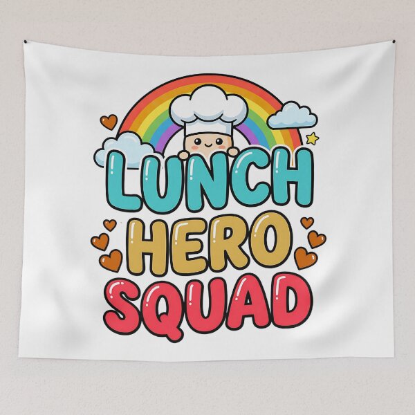 Item preview, school lunch hero squad  worker squad designed and sold by ArtDesignTp.