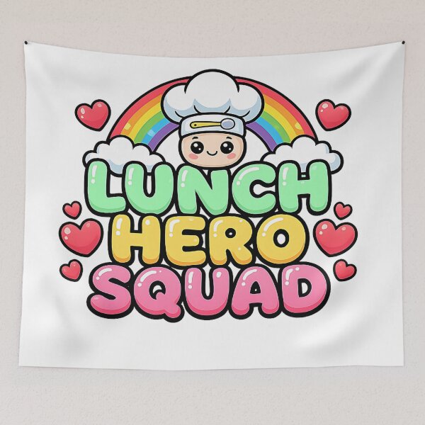 Item preview, cafeteria staff hero school lunch hero squad designed and sold by ArtDesignTp.