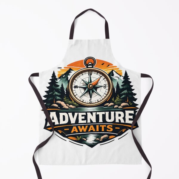 Item preview, Adventure Awaits Compass Hiking Shirt designed and sold by CreativeMindsetLab.