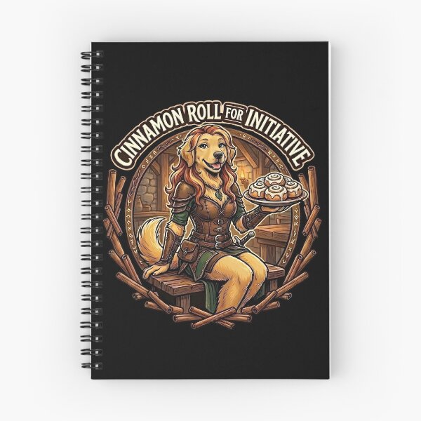 Item preview, Cinnamon Roll for Initiative – Cute Anthro Golden Retriever RPG Tavern Maid designed and sold by Trevor Cutler.