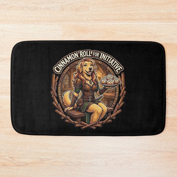 Item preview, Cinnamon Roll for Initiative – Cute Anthro Golden Retriever RPG Tavern Maid designed and sold by Trevor Cutler.