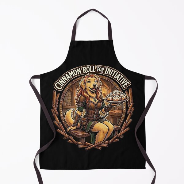 Item preview, Cinnamon Roll for Initiative – Cute Anthro Golden Retriever RPG Tavern Maid designed and sold by Trevor Cutler.