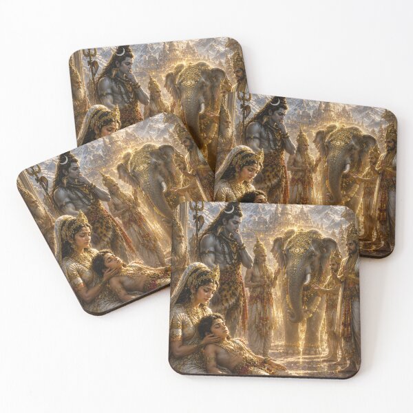 Item preview, Ganesha Birth Story Series – The Divine Elephant and Lord Ganesha's Destiny designed and sold by Homyar.