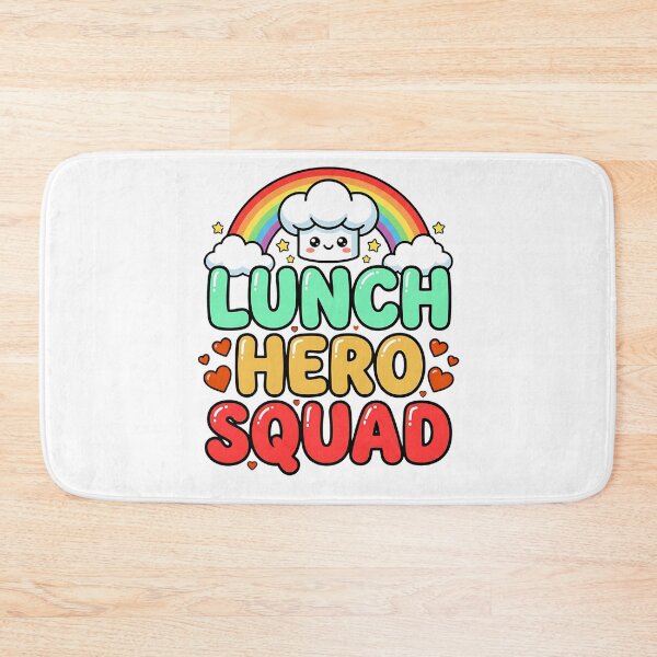 Item preview, school lunch hero squad  crew gift designed and sold by ArtDesignTp.