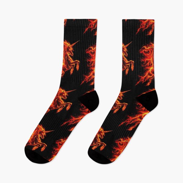Item preview, ⚡ ELEMENTAL UNICORNS COLLECTION - FIRE designed and sold by WheelieGdArt.