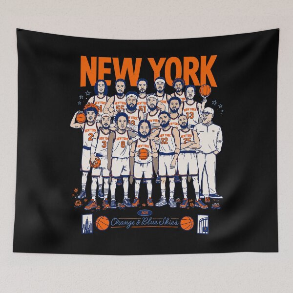 Item preview, OG Anunoby, Jalen Brunson, New York Knicks 2026 World Champions, Jalen Brunson Josh Hart OG Anunoby KAT Karl-Anthony Towns Orange - New York Knicks designed and sold by MoodPuppyLab.