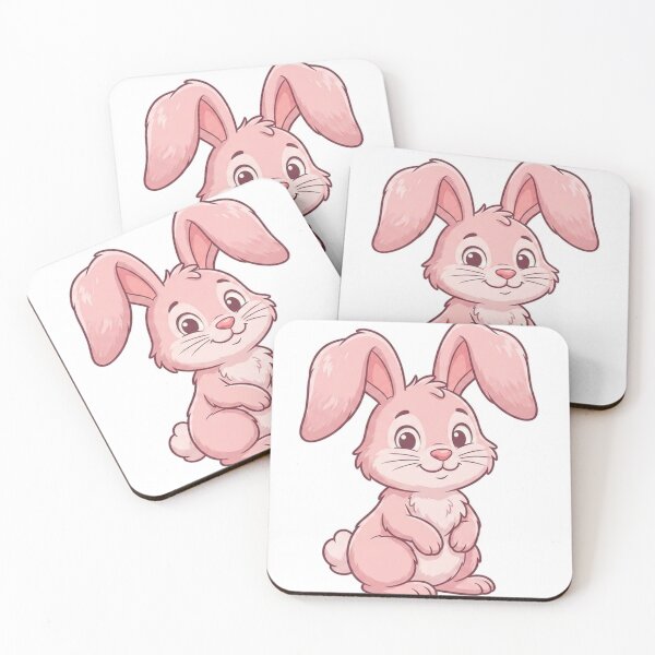Item preview, Kawaii Pink Bunny Graphic Tee – Cute Cartoon Rabbit Shirt for Kids and Adults designed and sold by GADS_STUDIO.