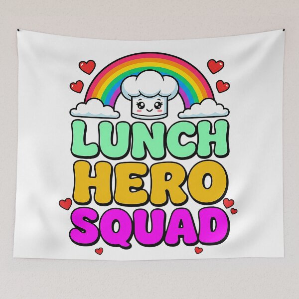 Item preview, cafeteria hero school lunch hero squad  team designed and sold by ArtDesignTp.
