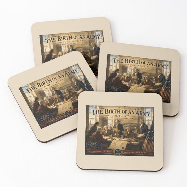 Item preview, The Birth of an Army — June 14, 1775 designed and sold by Novel Works Studio.