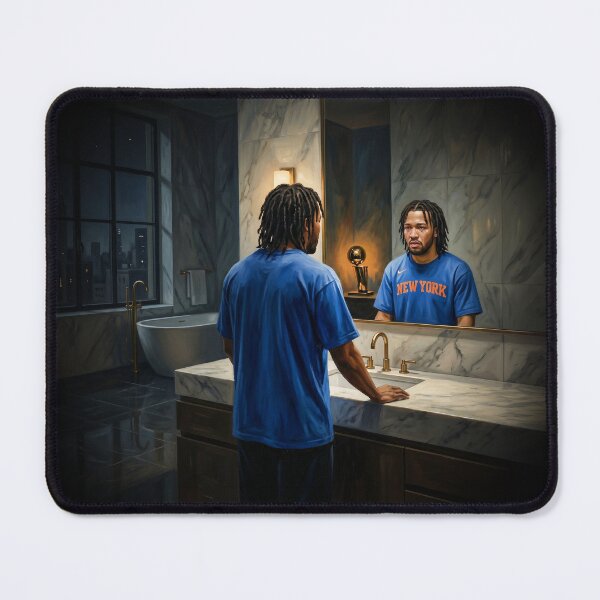Item preview, Jalen Brunson NBA Finals MVP Emotional Portrait designed and sold by Home Decor Art.