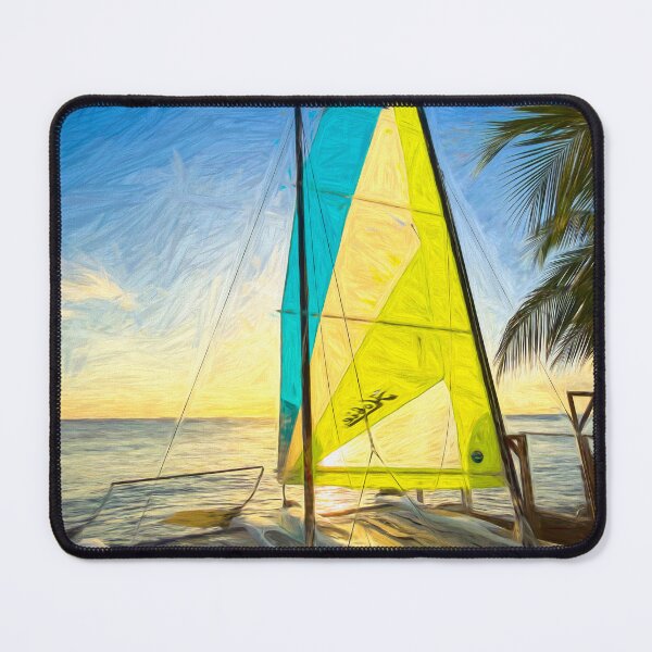Item preview, Catamaran Barbados Beach Art designed and sold by Londonimages.