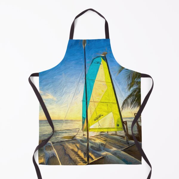 Item preview, Catamaran Barbados Beach Art designed and sold by Londonimages.