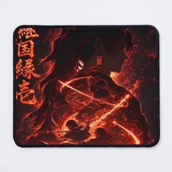 Item preview, Yoriichi Tsugikuni Crimson Flame | Demon Slayer Epic Samurai Anime Art Poster designed and sold by Dyan4.