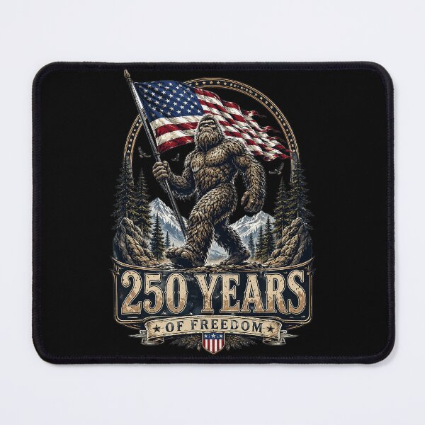 Item preview, Patriotic Bigfoot American Flag 4th Of July - 250 Years Of Freedom designed and sold by legendaryskins.