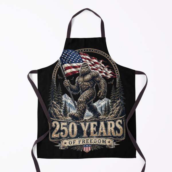 Item preview, Patriotic Bigfoot American Flag 4th Of July - 250 Years Of Freedom designed and sold by legendaryskins.