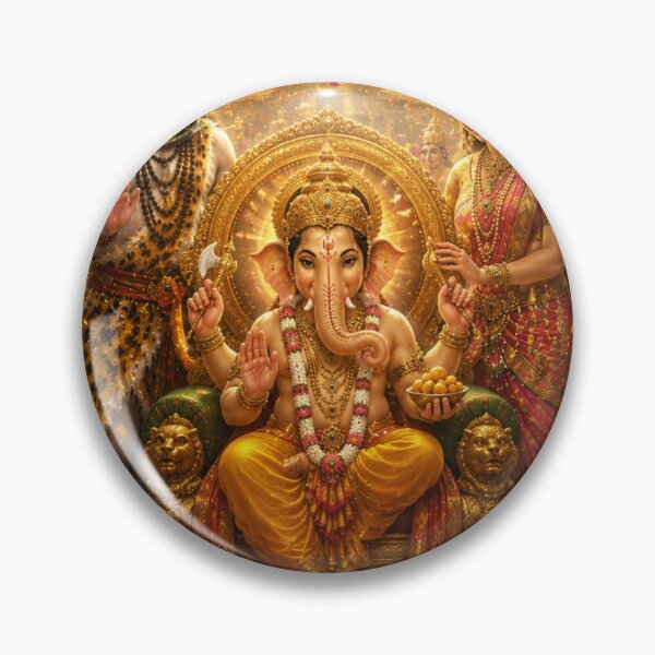 Item preview, Ganesha Birth Story Series – Coronation of Lord Ganesha, Remover of Obstacles designed and sold by Homyar.