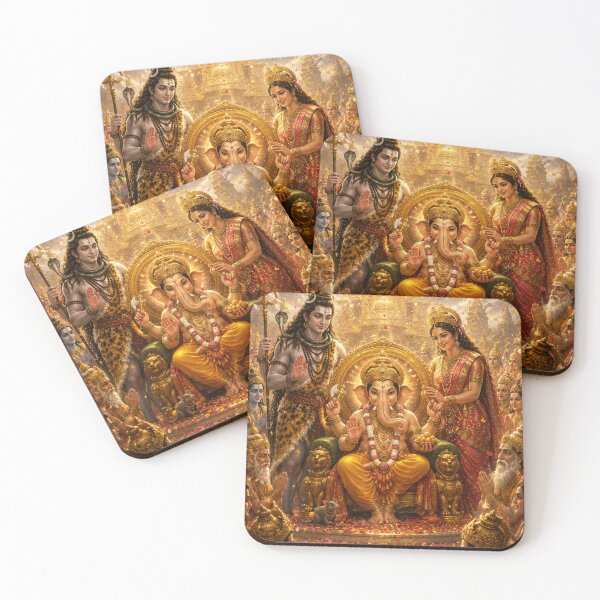 Item preview, Ganesha Birth Story Series – Coronation of Lord Ganesha, Remover of Obstacles designed and sold by Homyar.