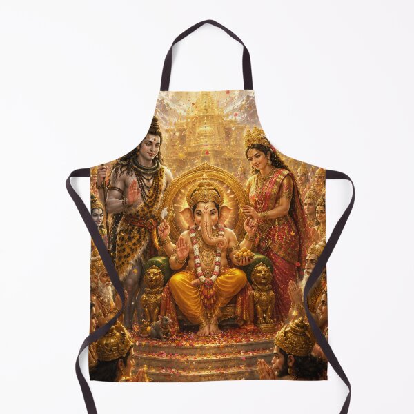 Item preview, Ganesha Birth Story Series – Coronation of Lord Ganesha, Remover of Obstacles designed and sold by Homyar.